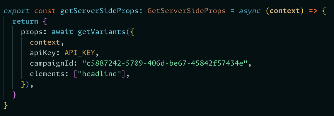 Easily test and use elements in your site (NextJS example)